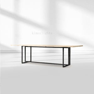 SalVerve Stone Rectangular Dining Table