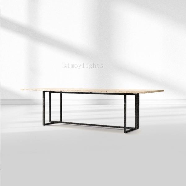 SalVerve Stone Rectangular Dining Table