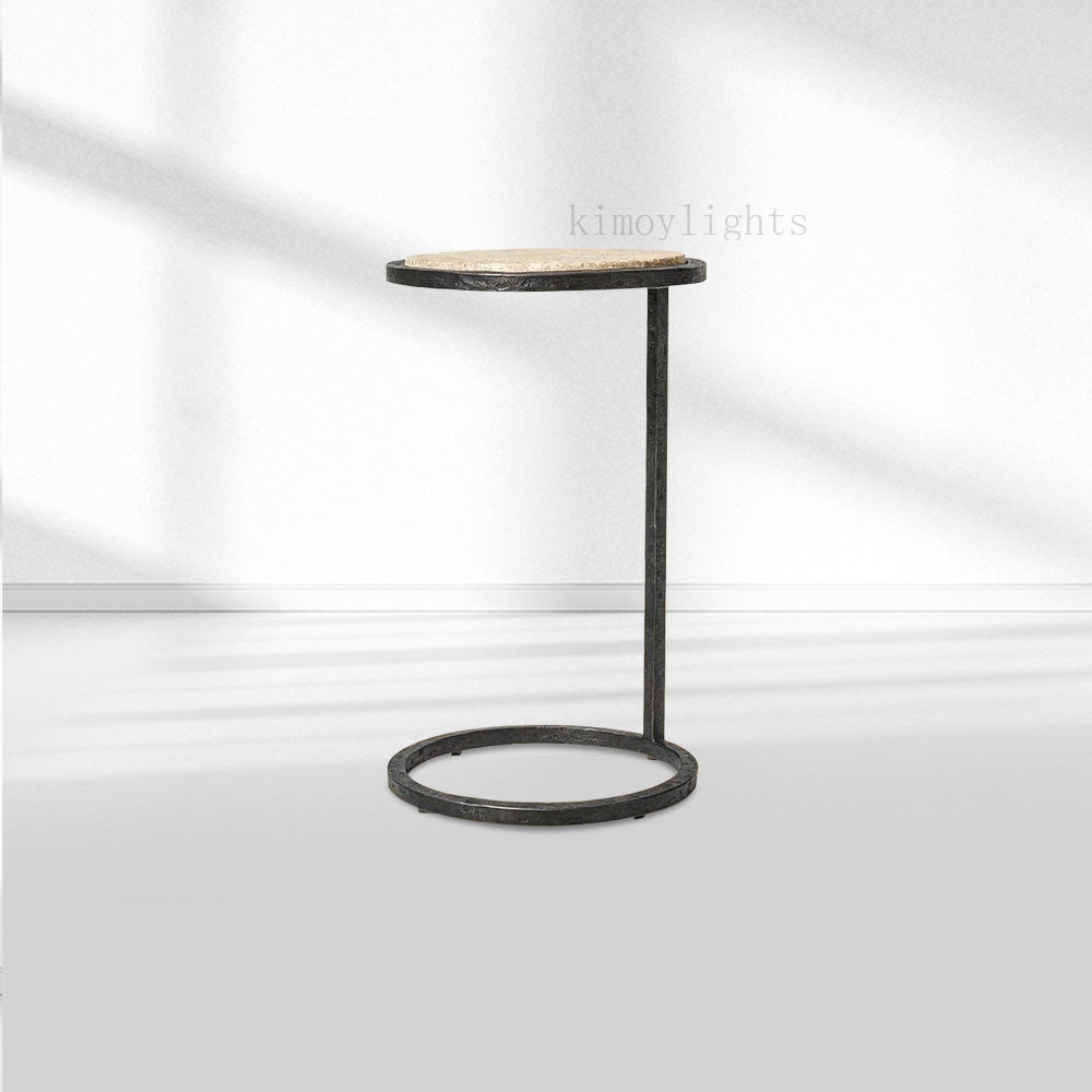 SalVerve Stone Round C Table