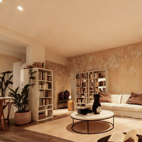 SalVerve Stone Round Coffee Table