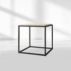 SalVerve Stone Square Side Table