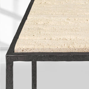 SalVerve Stone Square Side Table