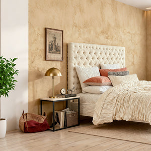 SalVerve Stone Square Side Table