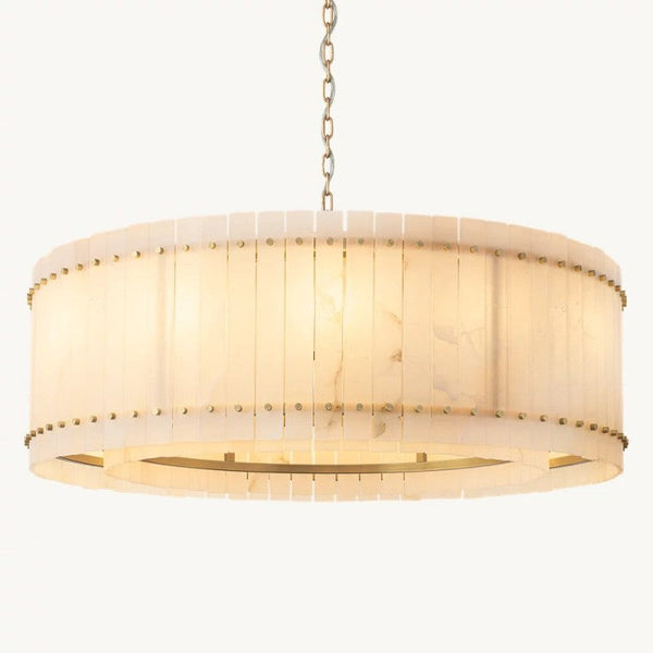 Sanma Alabaster Round Chandelier 48"