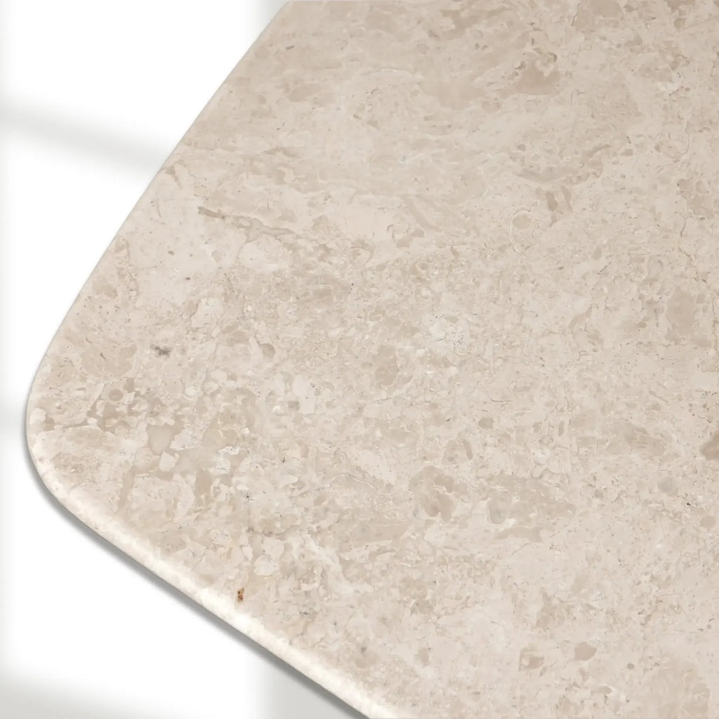 Santos Marble Top Tulip Base Dining Table