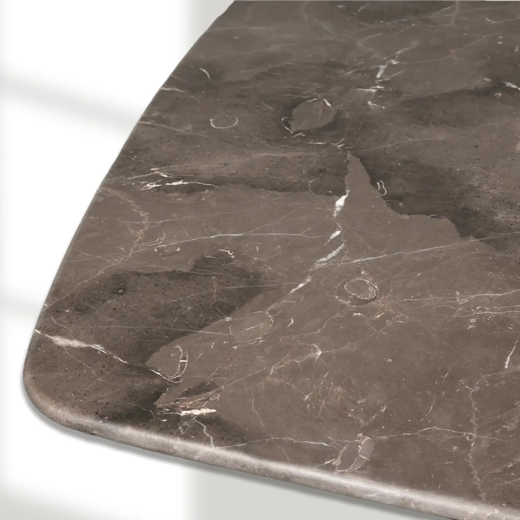 Santos Marble Top Tulip Base Dining Table
