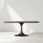 Santos Marble Top Tulip Base Dining Table