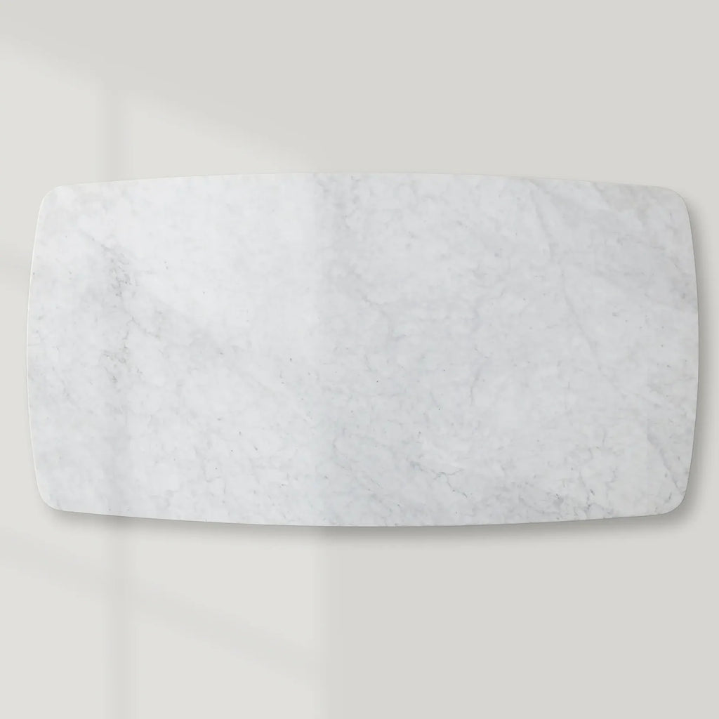 Santos Marble Top Tulip Base Dining Table
