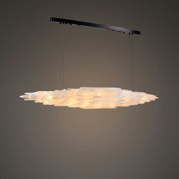 Selenite Crystal  Pendant Chandelier