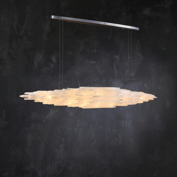 Selenite Crystal  Pendant Chandelier