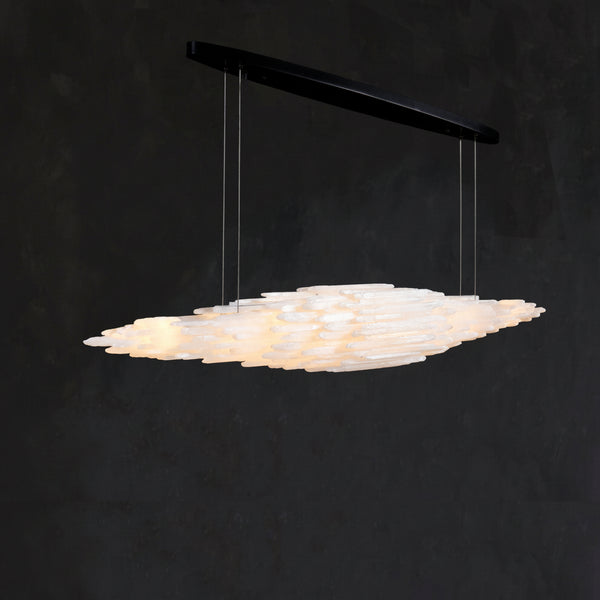 Selenite Crystal  Pendant Chandelier