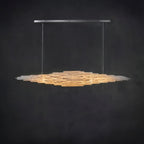 Selenite Crystal Natural Chandelier 47" 59" 71" - kimoylights