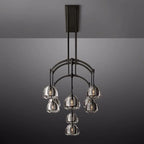 Hemisphere Linear Chandelier 54''