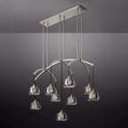 Hemisphere Linear Chandelier 54''