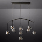 Hemisphere Linear Chandelier 54''