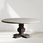 Seraphina Hand-Painted Round Pedestal Dining Table