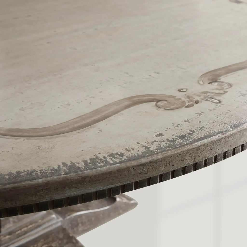 Seraphina Hand-Painted Round Pedestal Dining Table
