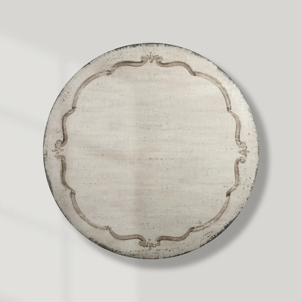 Seraphina Hand-Painted Round Pedestal Dining Table