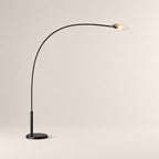 Shesara Clear Glass Floor Lamp