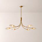 Shesara Clear Glass Linear Chandelier