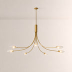 Shesara Clear Glass Round Chandelier