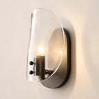 Shesara Clear Glass Sconce