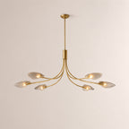 Shesara Smoke Glass Linear Chandelier