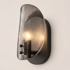 Shesara Smoke Glass Sconce