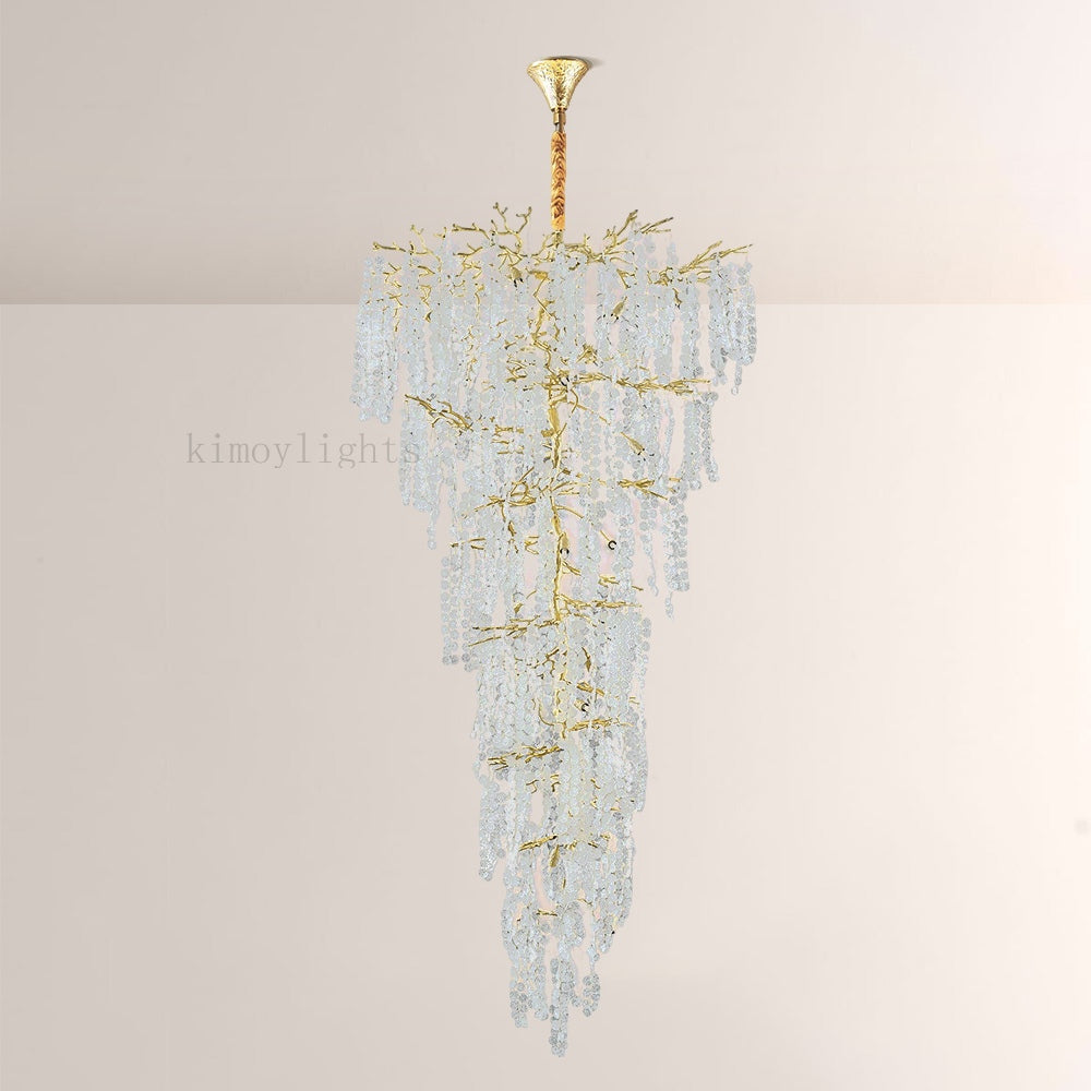 Shiro Noda Crystal Tree Branch Chandelier 95
