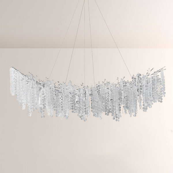 Shiro Noda Crystal Tree Branch Linear Chandelier 72