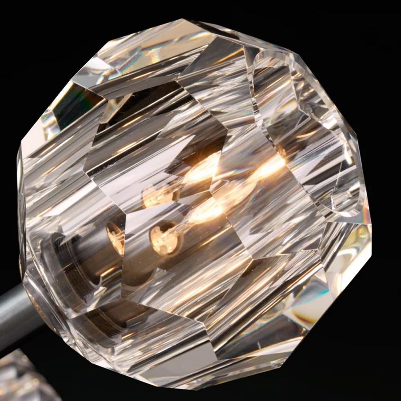 Kelly Glass Round Chandelier 72''