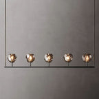 Kelly Glass Linear Chandelier 48''