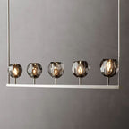 Kelly Glass Linear Chandelier 48''
