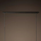 Kelly Glass Linear Chandelier 48''
