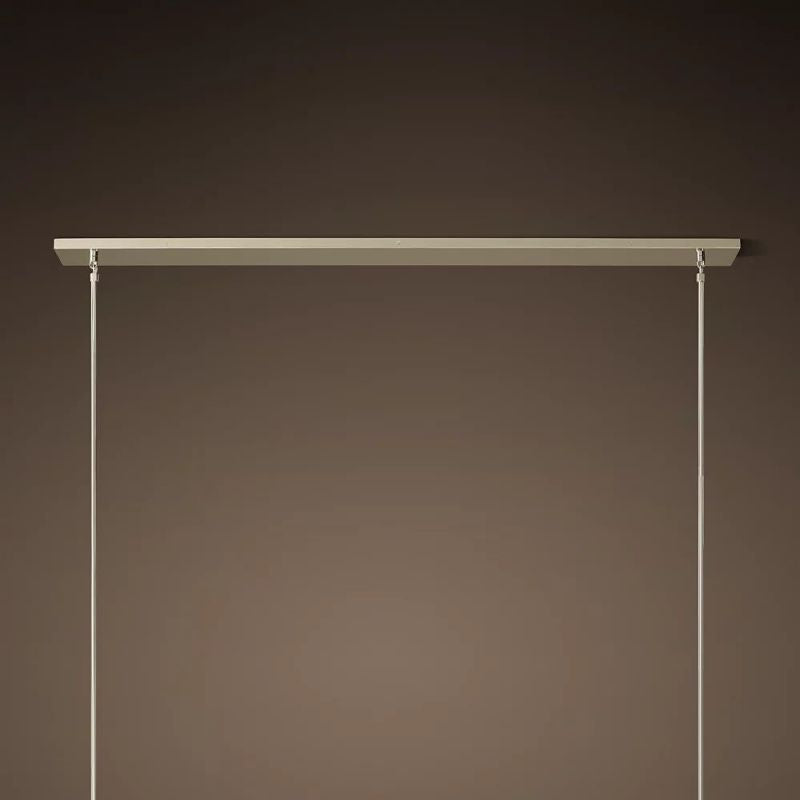 Kelly Glass Linear Chandelier 60''