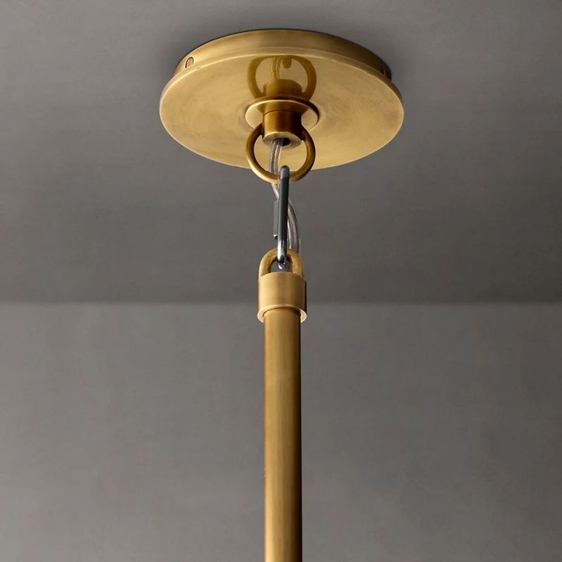 Kelly Glass Oval Chandelier 72''