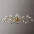 Kelly Glass Oval Chandelier 72''
