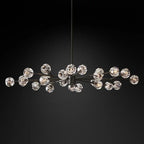 Kelly Glass Oval Chandelier 72''