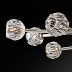 Kelly Glass Oval Chandelier 72''