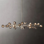 Kelly Glass Oval Chandelier 72''
