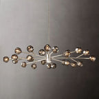 Kelly Glass Oval Chandelier 72''