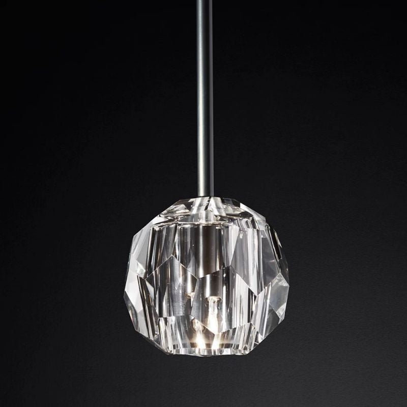 Kelly Clear Glass Rod Pendant
