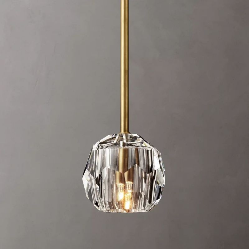 Kelly Clear Glass Rod Pendant