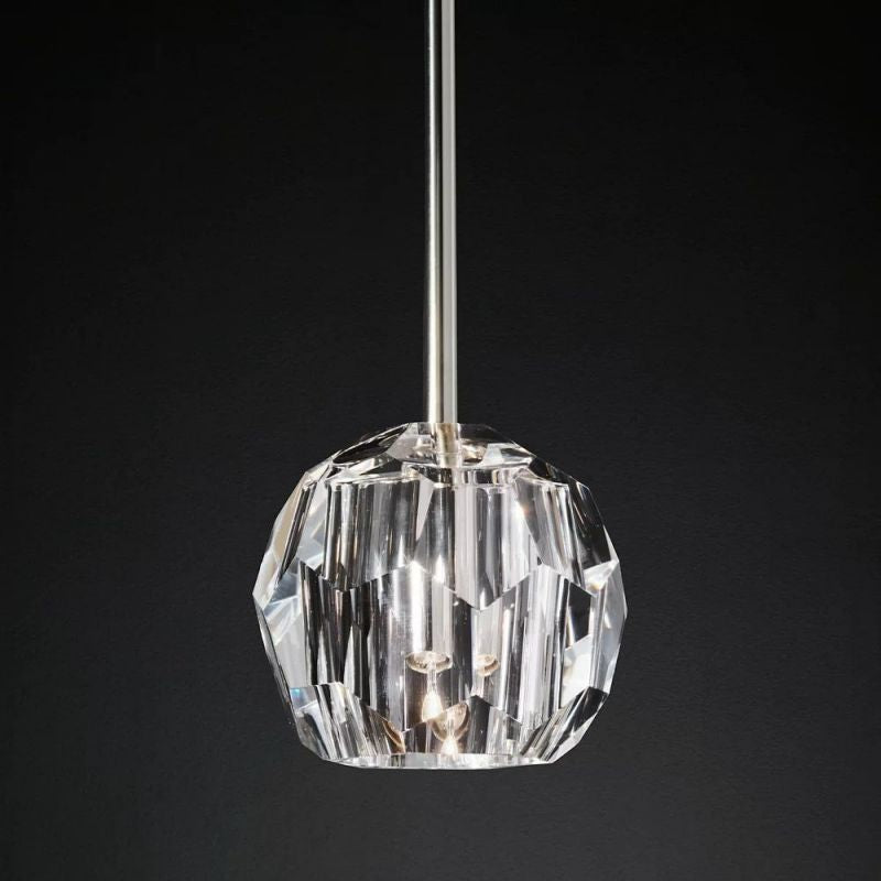Kelly Clear Glass Rod Pendant