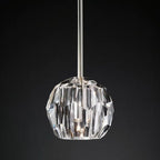 Kelly Clear Glass Rod Pendant