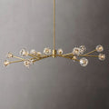 Kelly Glass Round Chandelier 72''
