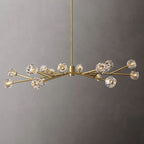 Kelly Glass Round Chandelier 72''