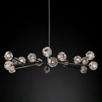Kelly Glass Round Chandelier 60''