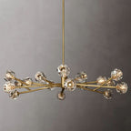 Kelly Glass Round Chandelier 60''