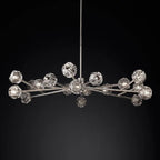Kelly Glass Round Chandelier 60''